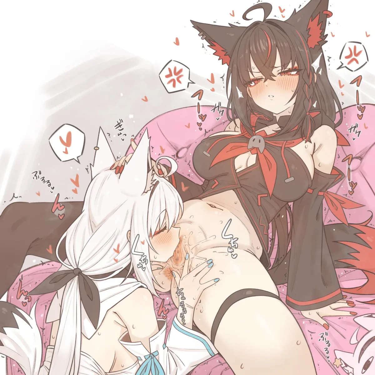 Fubuki eating Fubuki