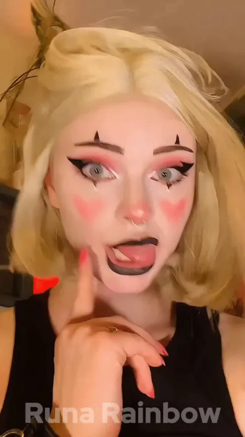 Clown ahegao slut