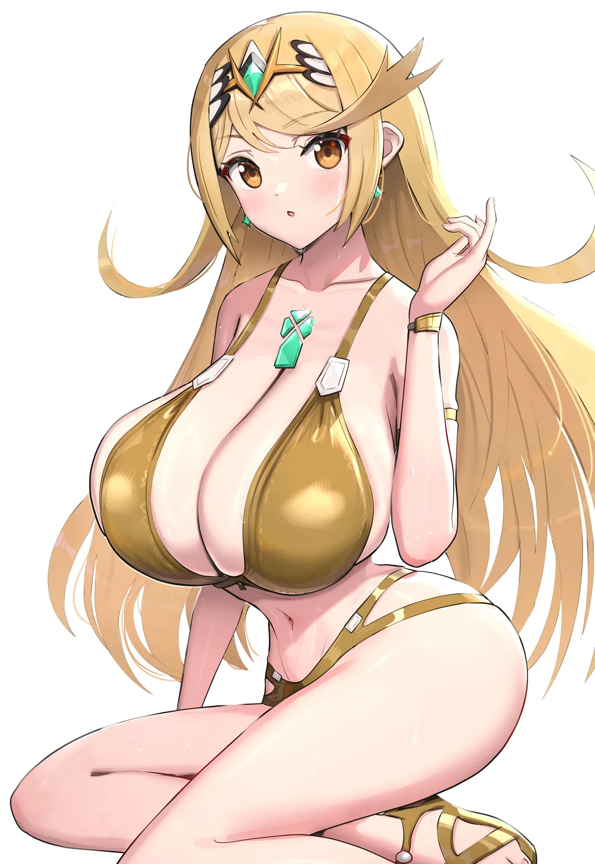 Mythra in Gold