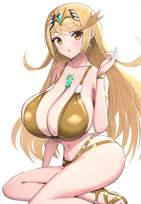 Mythra in Gold