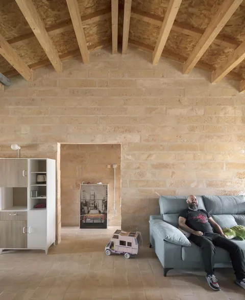 And now right across the street: 19 Social Housing Units in local Stone in Mallorca, Spain - 2023