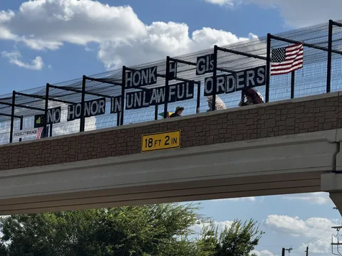 OC - “No Troops in Our Streets” protest. San Antonio, TX. 08-29-25.     #visibilitybrigade