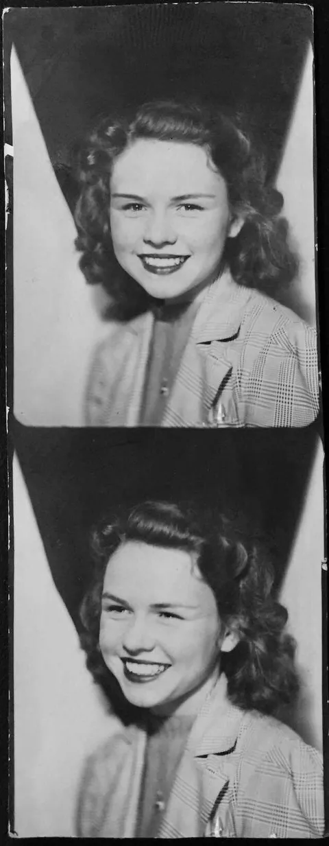 My aunt’s photo booth smile, 1946