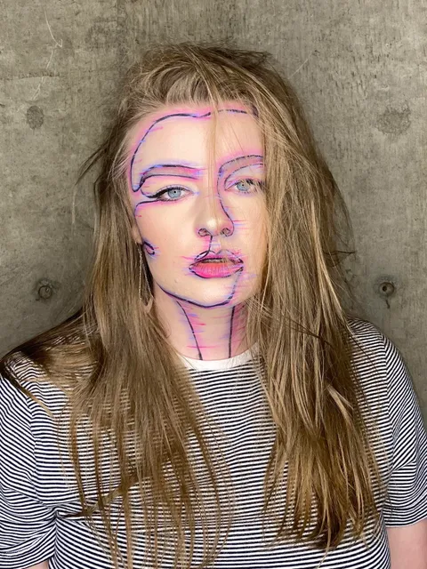 Quarantine has me feeling creative I call this “a glitch in the matrix”