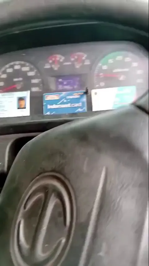 Enjoying the nice weather while driving