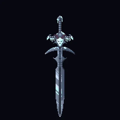 Frostmourne in Pixels! ⚔️❄️