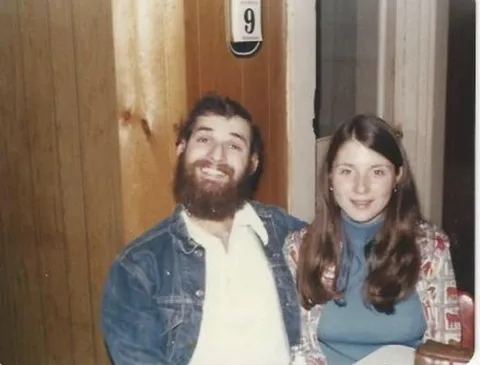 My parents stoned at a family dinner in 1978.
