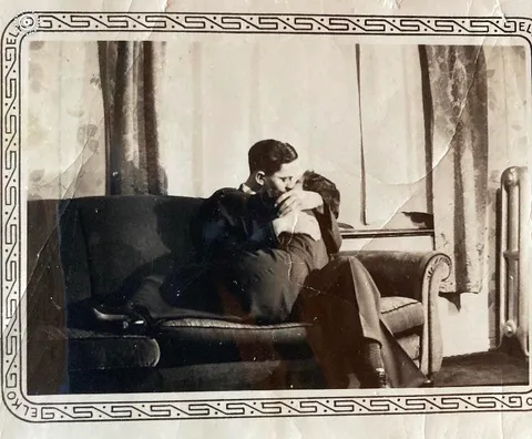 My great grandparents on their honeymoon (1936)