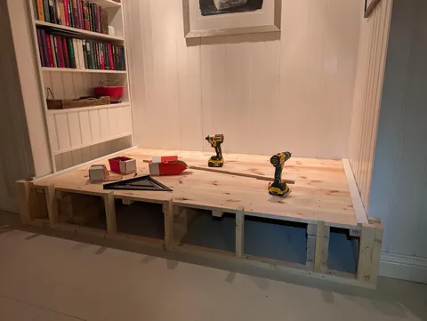 I made a reading nook. Swipe for before picture.