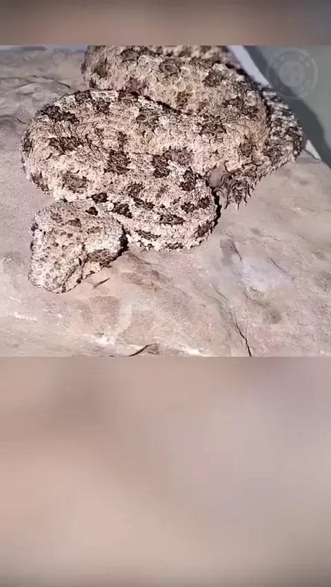 Spider-tailed horned viper