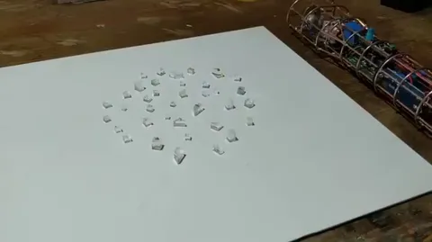 Shining light through glass