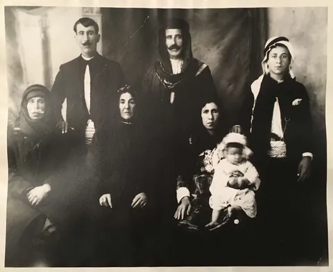 The Shamoun family in Syria. They would immigrate to Mississippi in 1913.