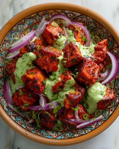 Juicy Tandoori Tofu