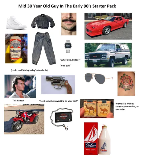 Mid 30 Year Old Guy In The Early 90’s Starter Pack
