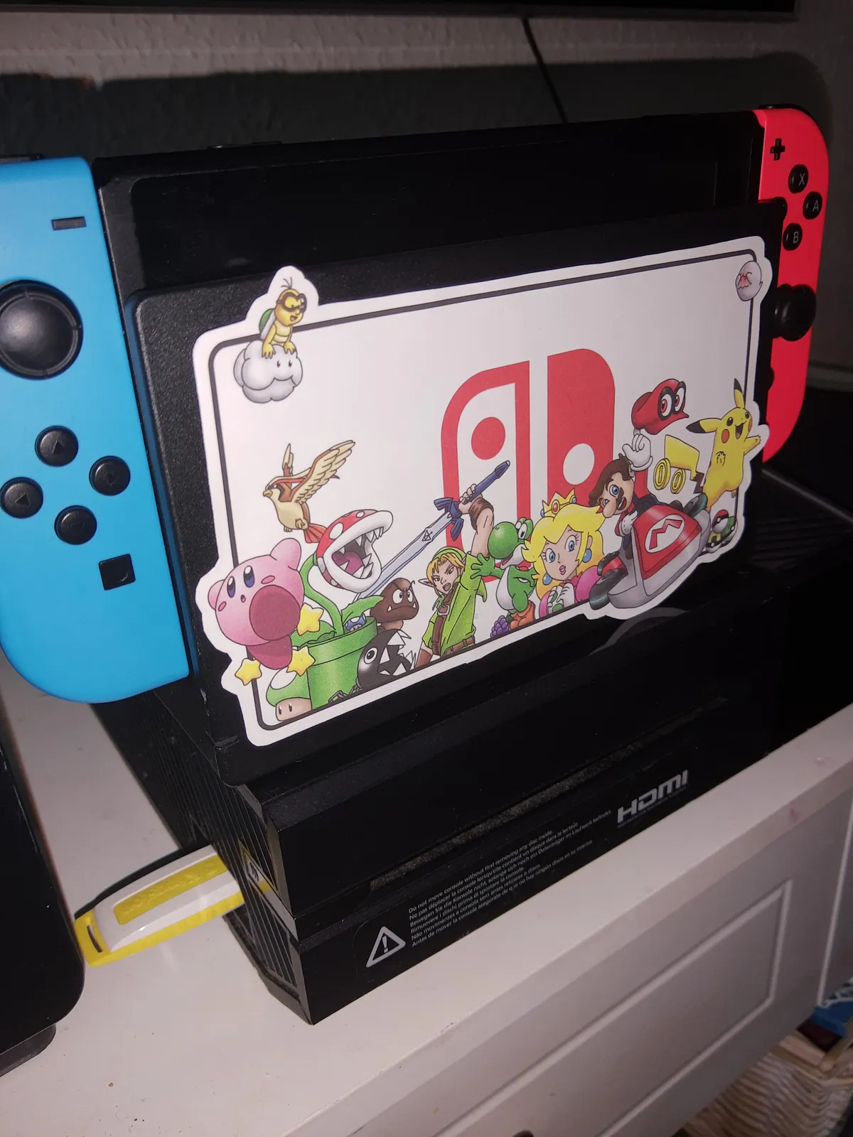 My girlfriend made me this for my switch dock!