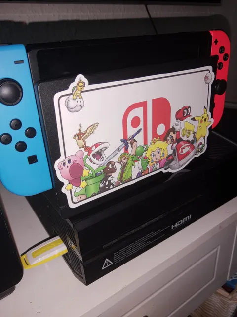 My girlfriend made me this for my switch dock!