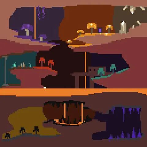 for a while i’ve had an idea for a three-layer nether, with a serene top and an evil bottom (regular nether in middle)