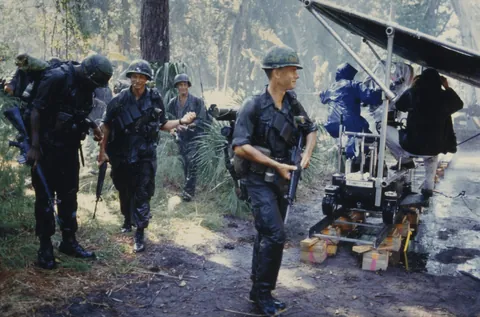 Gary Sinise here. For the anniversary of Forrest Gump, I wanted to share more of my favorite Behind-The-Scenes photos. So many wonderful memories. (1994)
