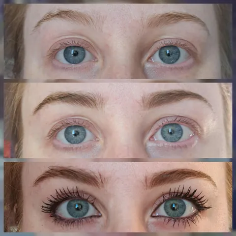 Just a little reminder why I love to use mascara and eyebrow pencil with strawberry blonde hair. Everytime I feel like a new person. 🥰