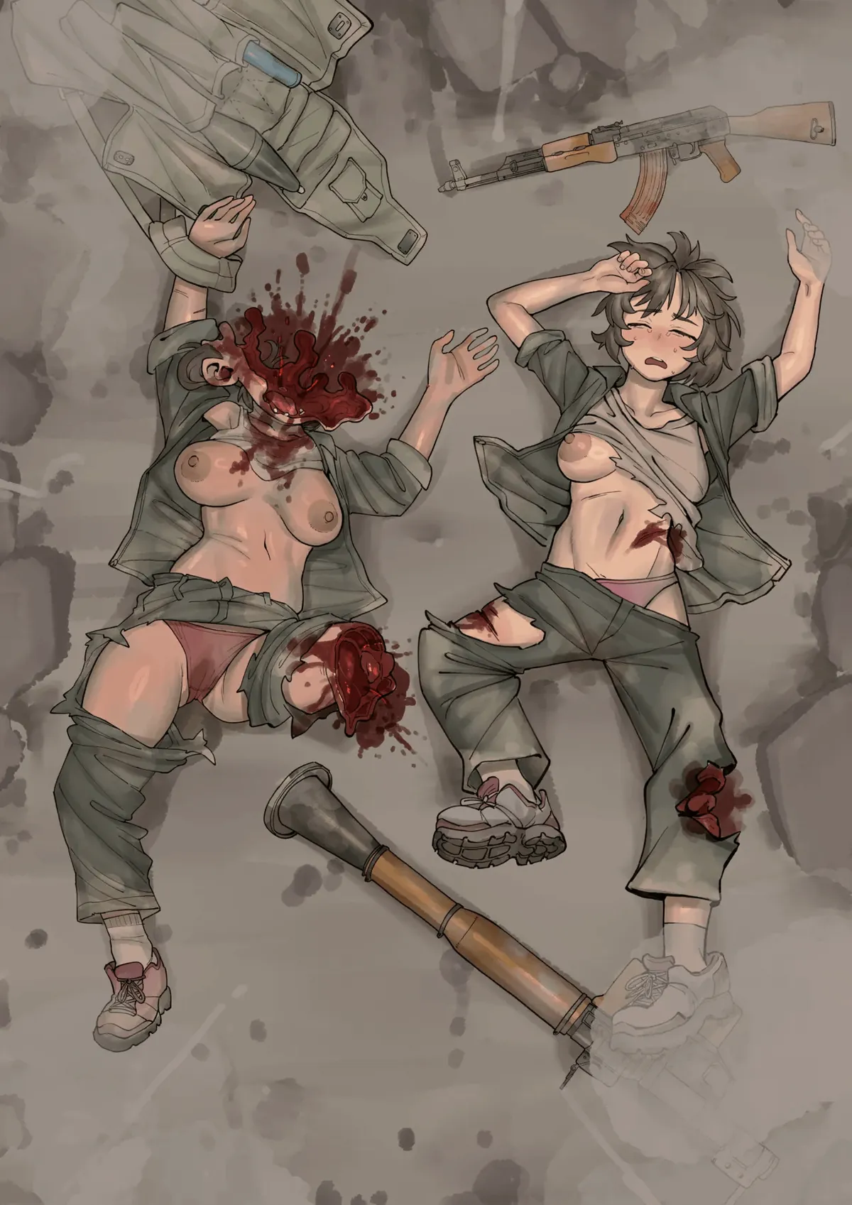 We both got the kills so we're sharing the spoils