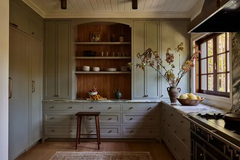 Kitchen in a renovated Bahamian Colonial residence, Lyford Cay, New Providence, the Bahamas [2500x1667]