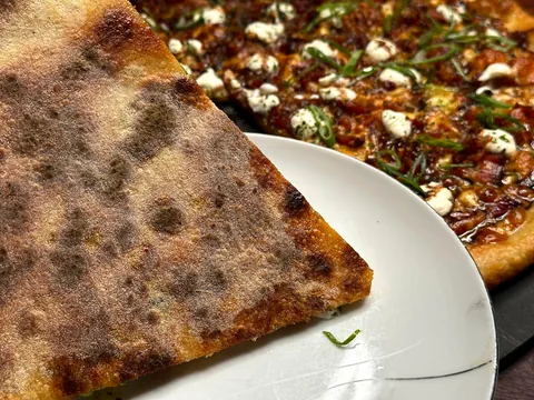 [Homemade] fig jam and bacon pizza