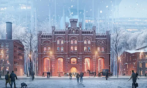 What do you think about this unorthodox solution — buildings ‘lifted up in the air’? Badaevskiy Brewery redevelopment by Herzog &amp; de Meuron