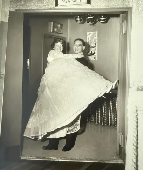 My grandparents wedding, 1959.