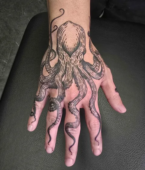 Octopus done by Auroura at Tempest Tattoo, Tennessee