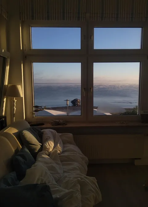 6am light in our vacation rental on the North German coast 