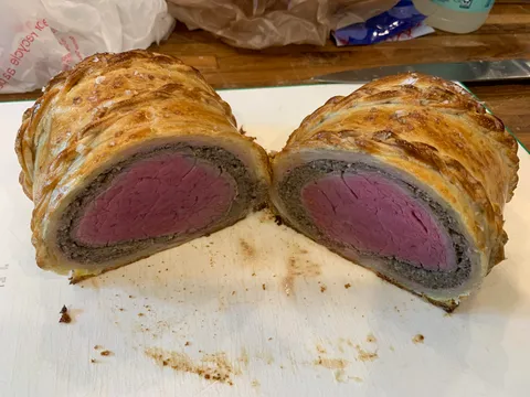 My first attempt at Beef Wellington