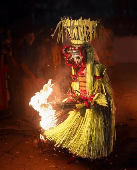 Theyyam is a Hindu ritual practised in the North Malabar region of Kerala in India