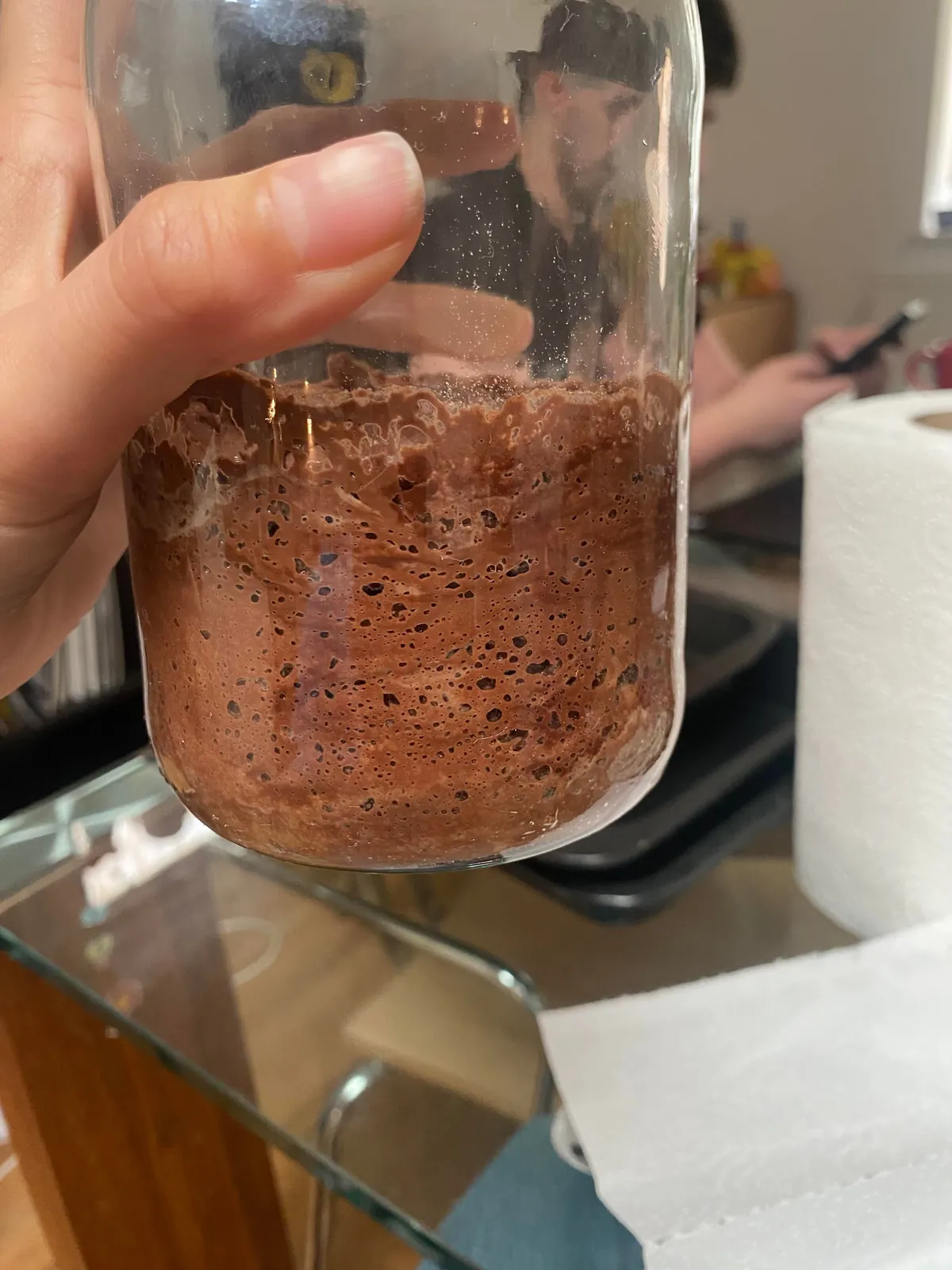 [homemade] chocolate sourdough w/ chocolate starter