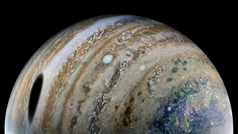 Eclipse on Jupiter, as spotted by NASA's Juno spacecraft