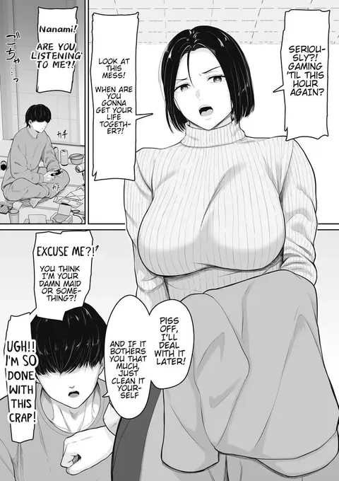 [Kuruto] How my hotheaded mom and I went from always fighting to getting along... After I came inside her (Pt. 1/3)