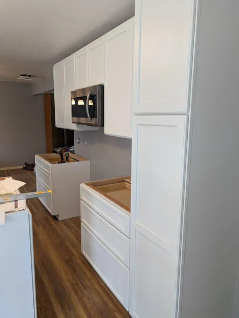 Remodeled Kitchen. Never tackled anything this large before but had great help.