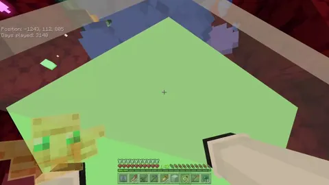 Was casually mending my gear at over y-100 in the nether when I accidentally made a dicovery