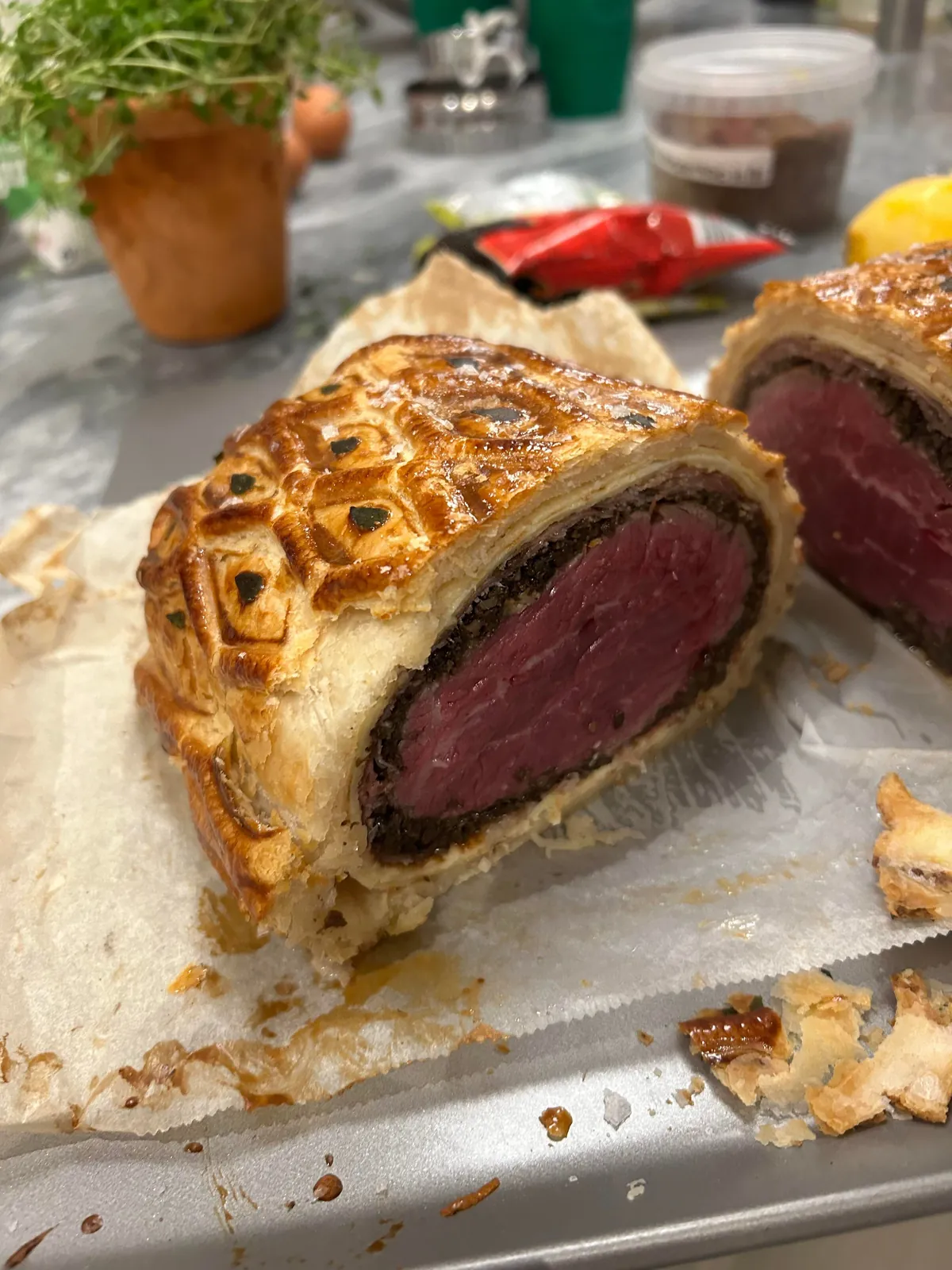 [homemade] beef wellington for my mum’s birthday