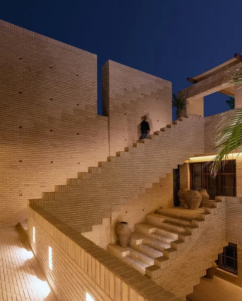 sang e siah boutique hotel by stak office - Shiraz, iran.