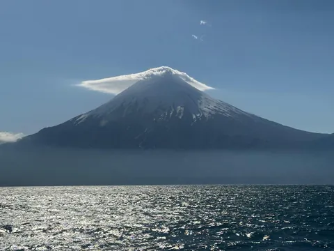 Crossing the Andes from Argentina to Chile - by boat