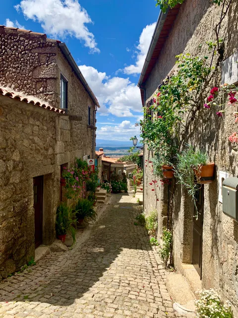 Empty streets of Monsanto, Portugal.