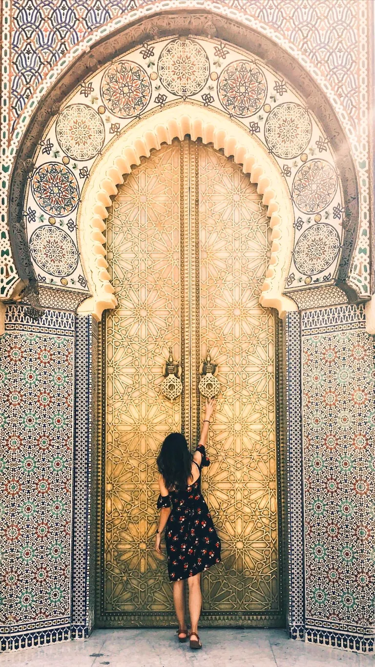 Last year I traveled to Morocco, the Royal Palace doors in Fez were definitely a highlight. They use lemon juice to polish the brass doors.