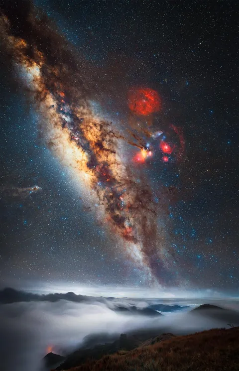 Above Mt. Pulag: A Sea of Clouds and a River of Stars ✨✨