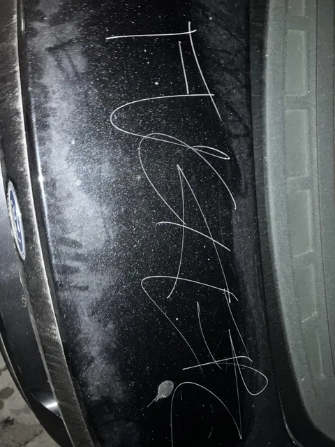 Some asshole keyed my car for singing a karaoke song with his ex.