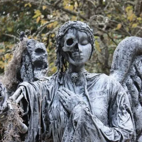 Cemetery Statue