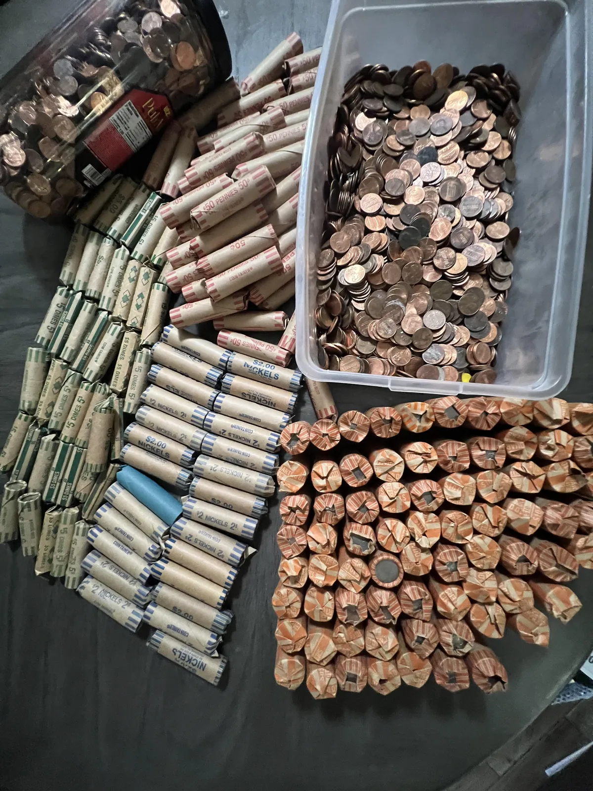 I rolled $1020.50 in change