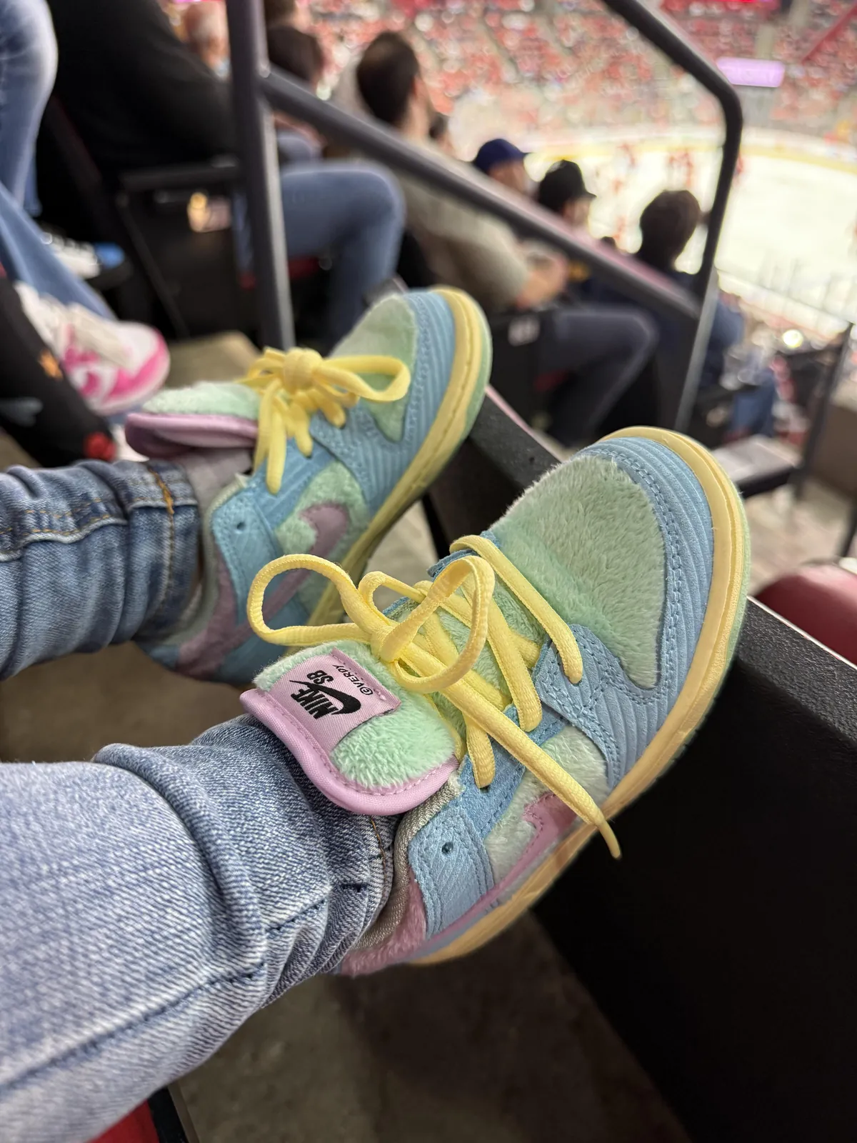 My kids Heat tonight at the Hockey Game. 