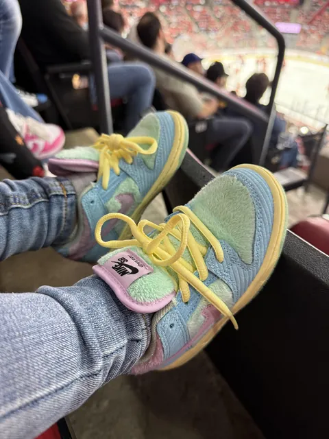 My kids Heat tonight at the Hockey Game. 