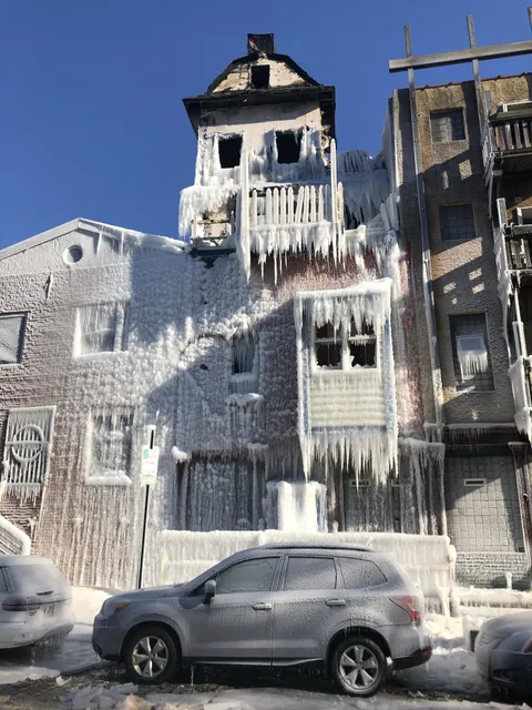  when a fire meets freezing temperatures.