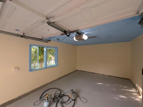 Completed my Tron-themed garage/workshop project